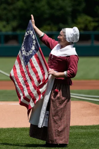 Scenes from a colonial resurrection: First-person  interpretations of history draw America 250 crowds